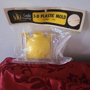 Yaley 3" Ball Shape Candle Mold 3D #833 Plaster Soap Craft NOS